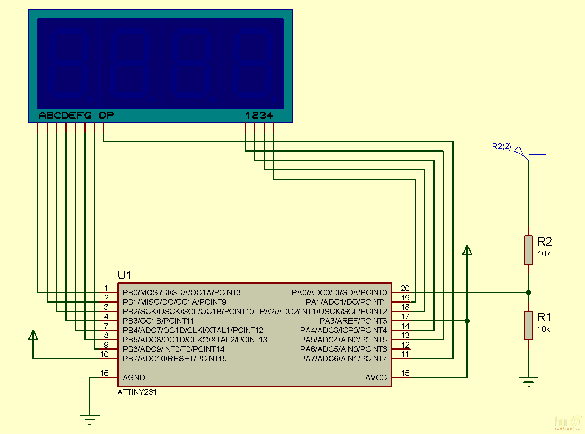 Программатор usb для attiny2313 Программатор usb для attiny2313